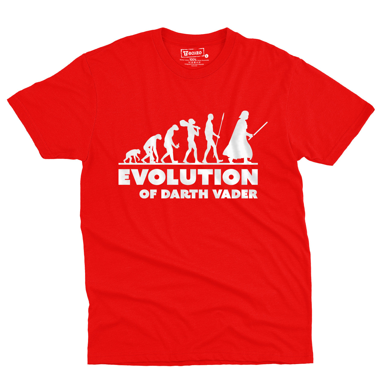 Pánské tričko s potiskem "Evoluce Fanouška Star Wars"