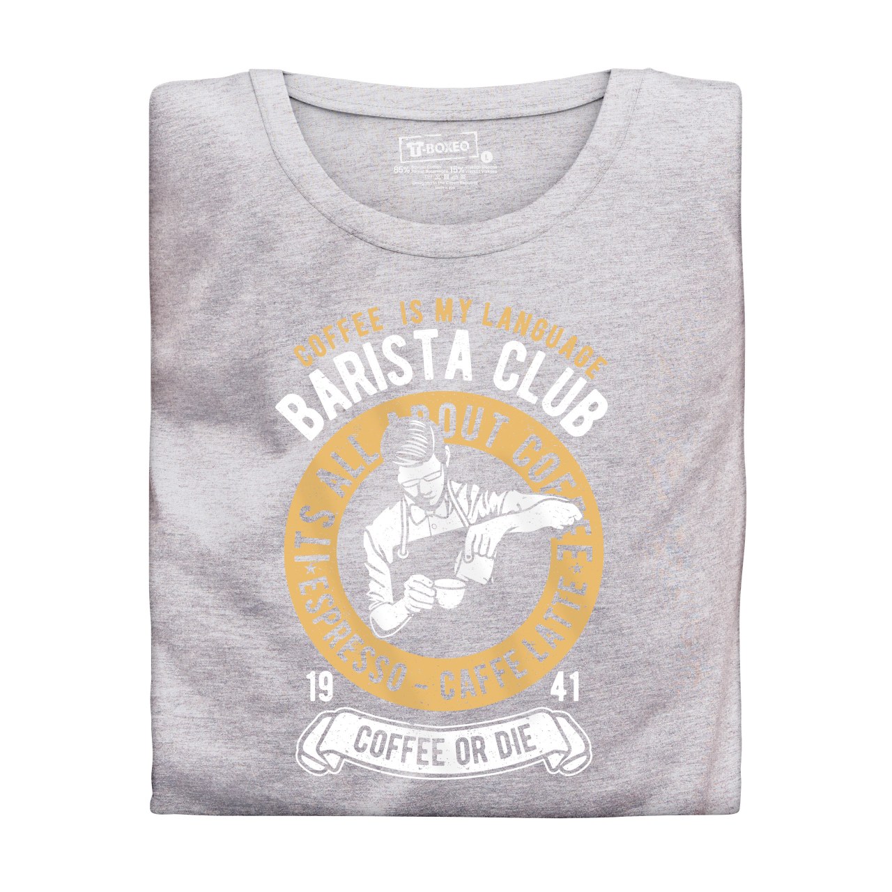 Pánské tričko s potiskem “Barista Club”