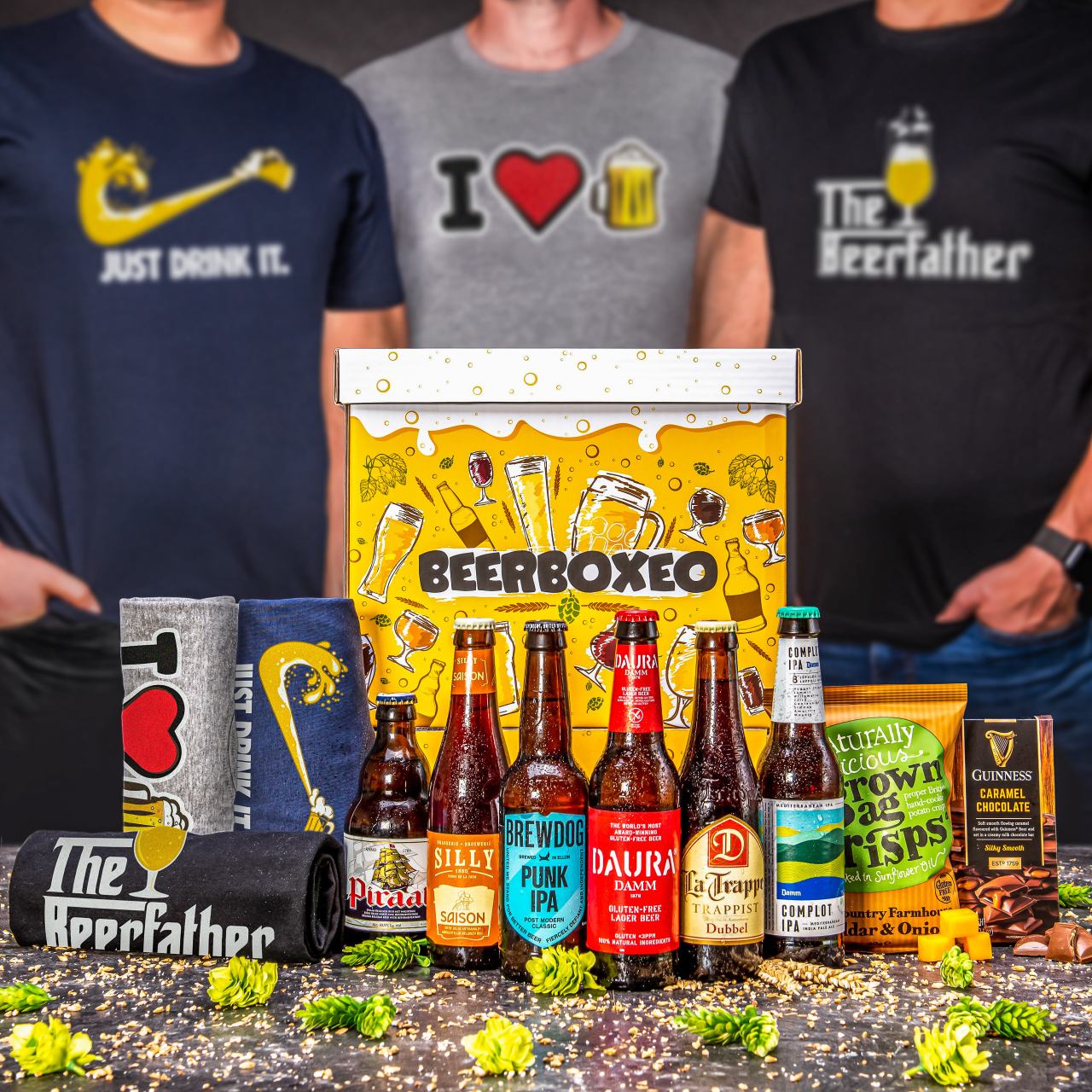 BeerBOXEO plné pivních speciálů EXCLUSIVE s pivním Tričkem vol.2