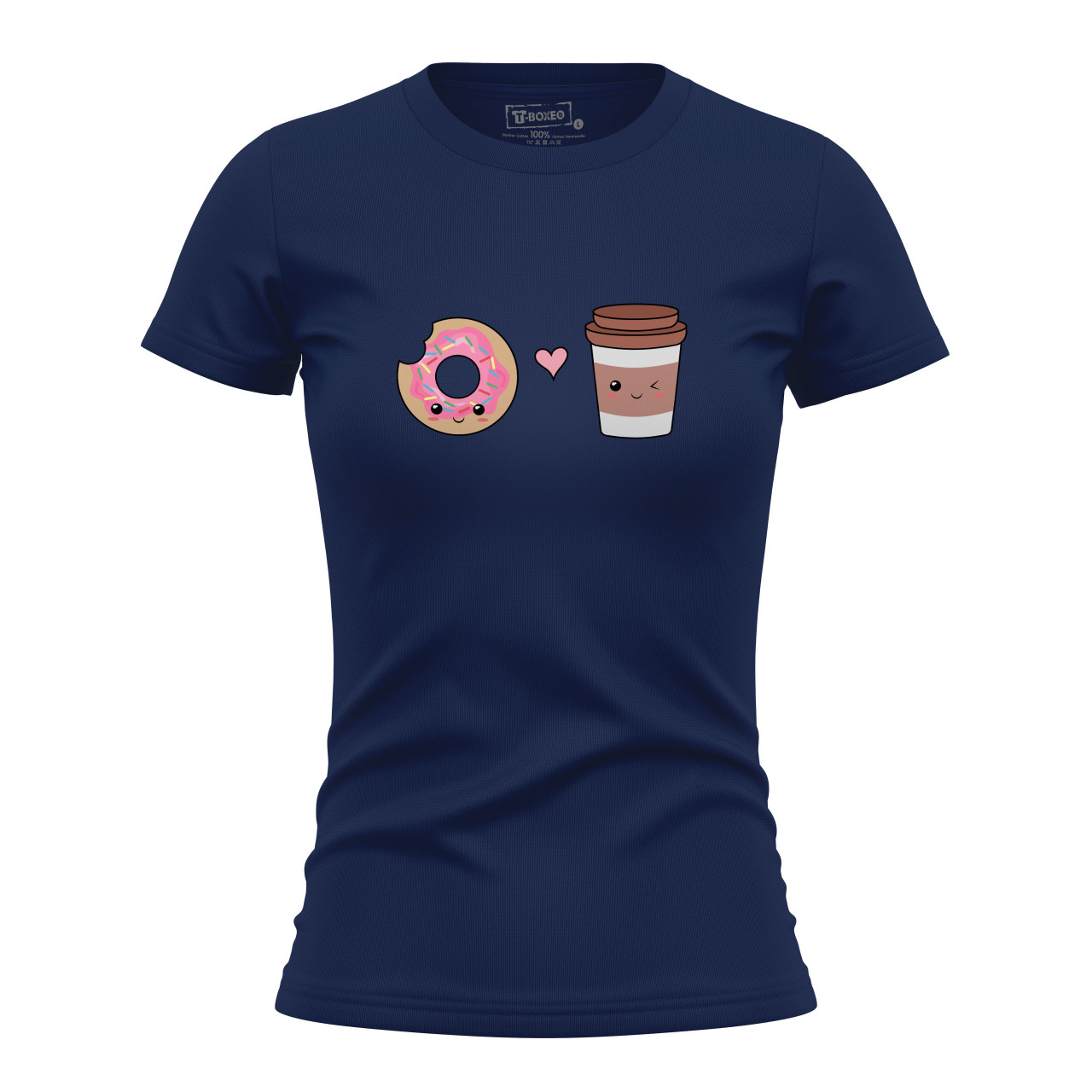 Dámské tričko “Kamarádi kobliha a kafe”
