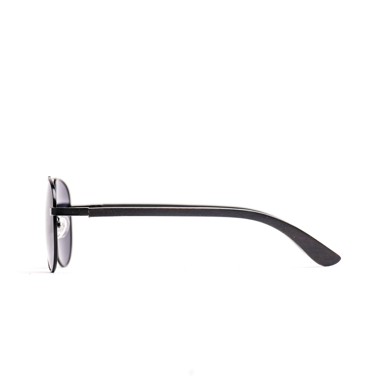 Brýle Aviator – černé čočky + eben