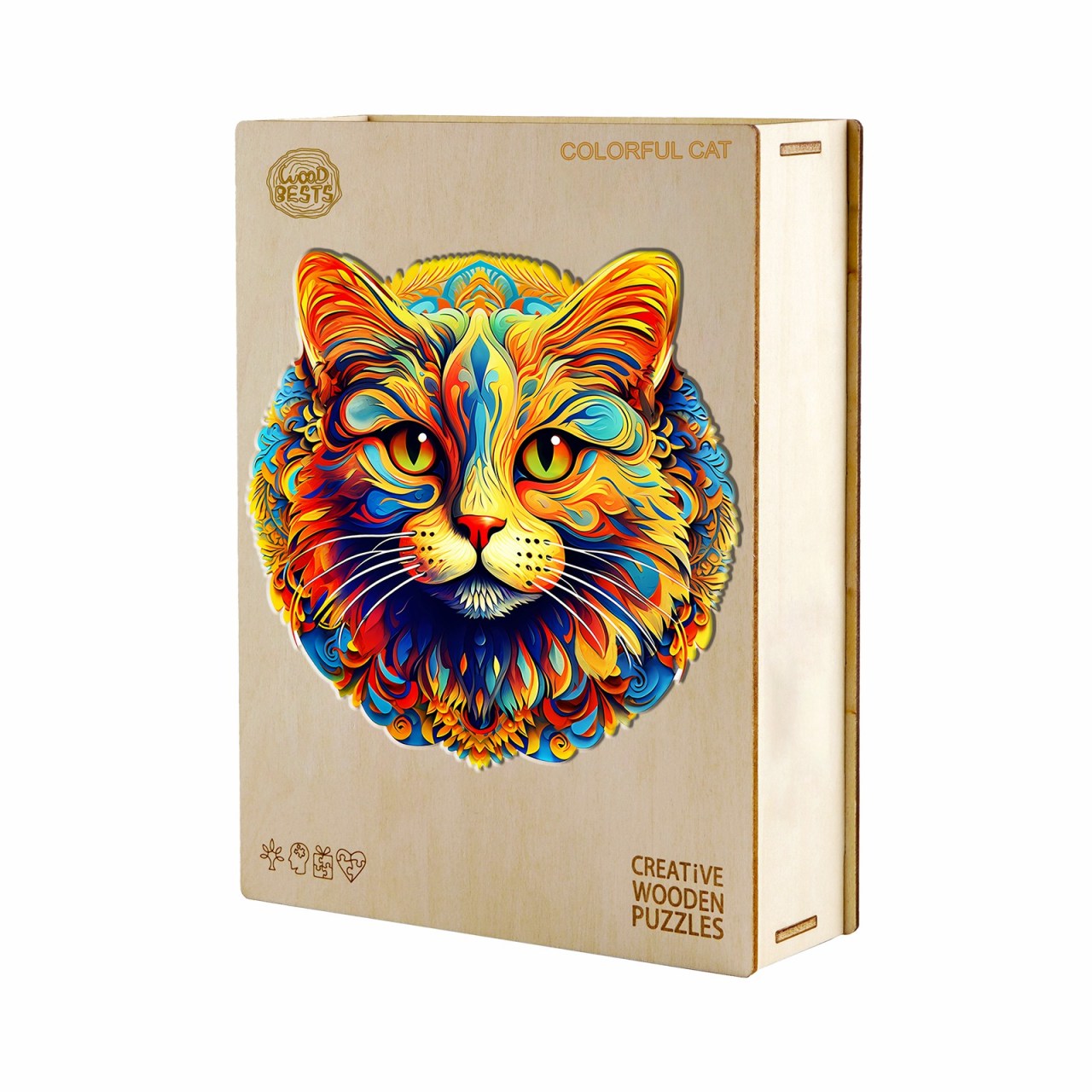 Colorful cat