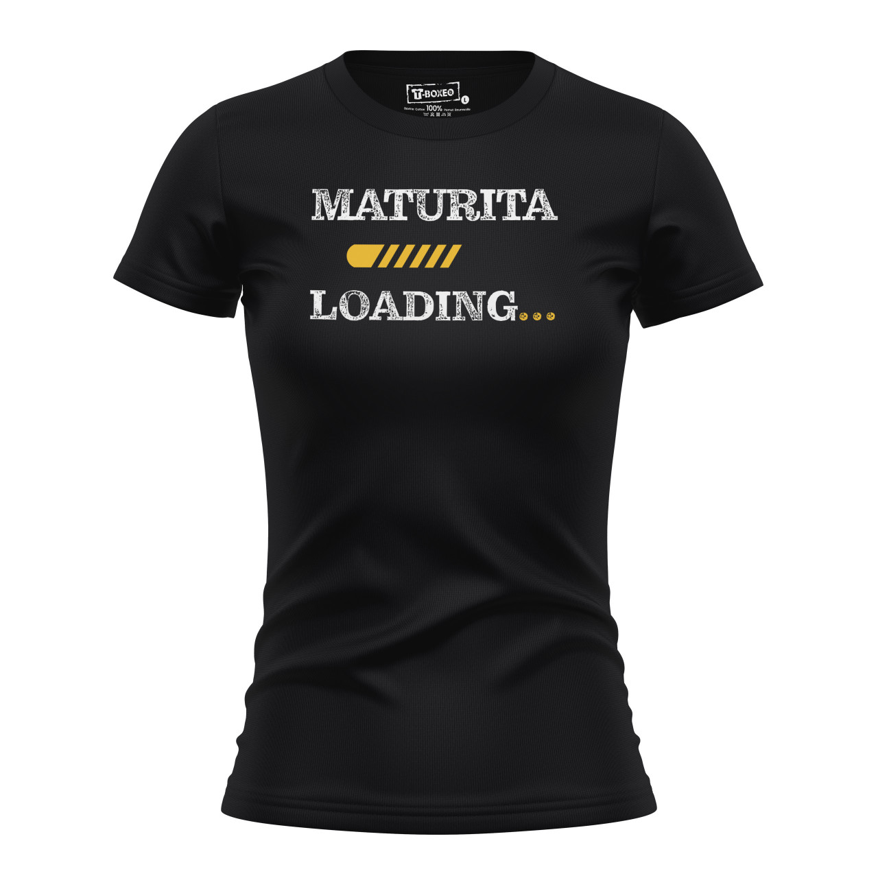 Dámské tričko s potiskem “Maturita loading”