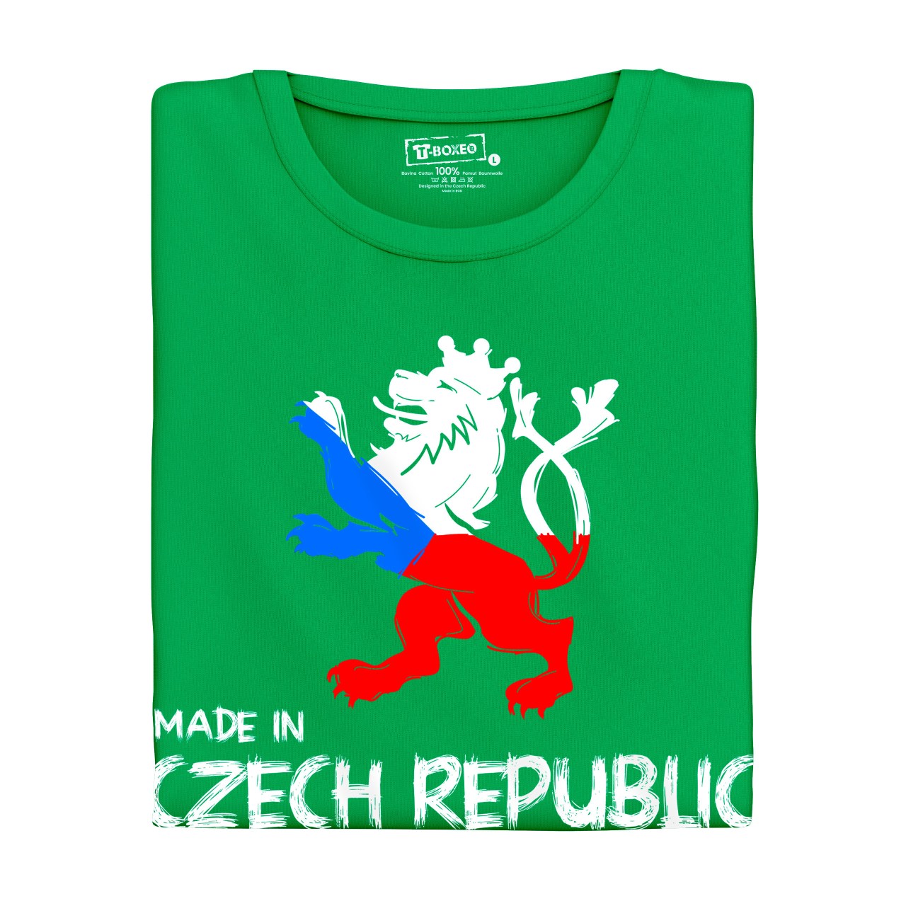 Dámské tričko s potiskem ”Made in Czech Republic”