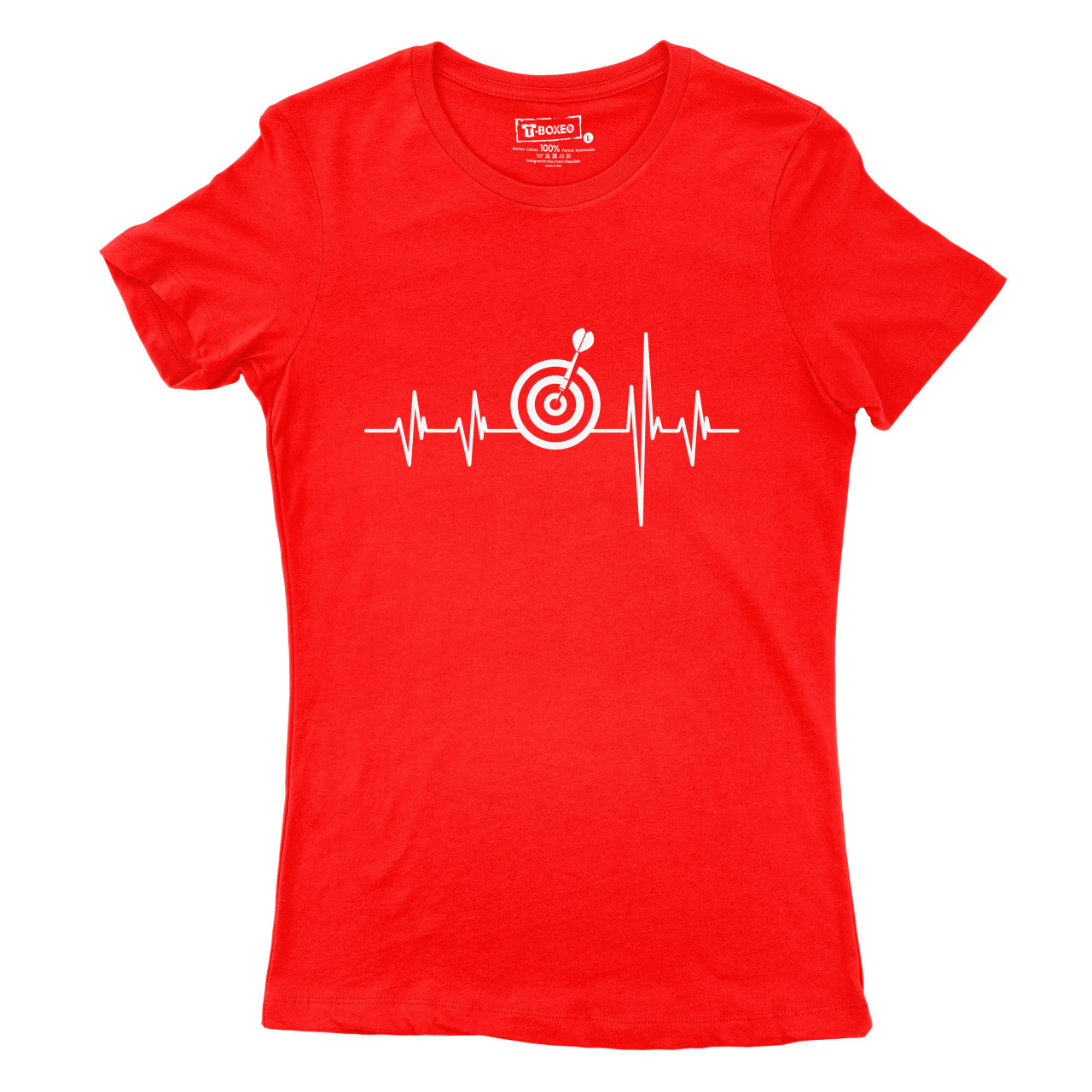 Dámské tričko s potiskem "Srdeční tep Šipky"