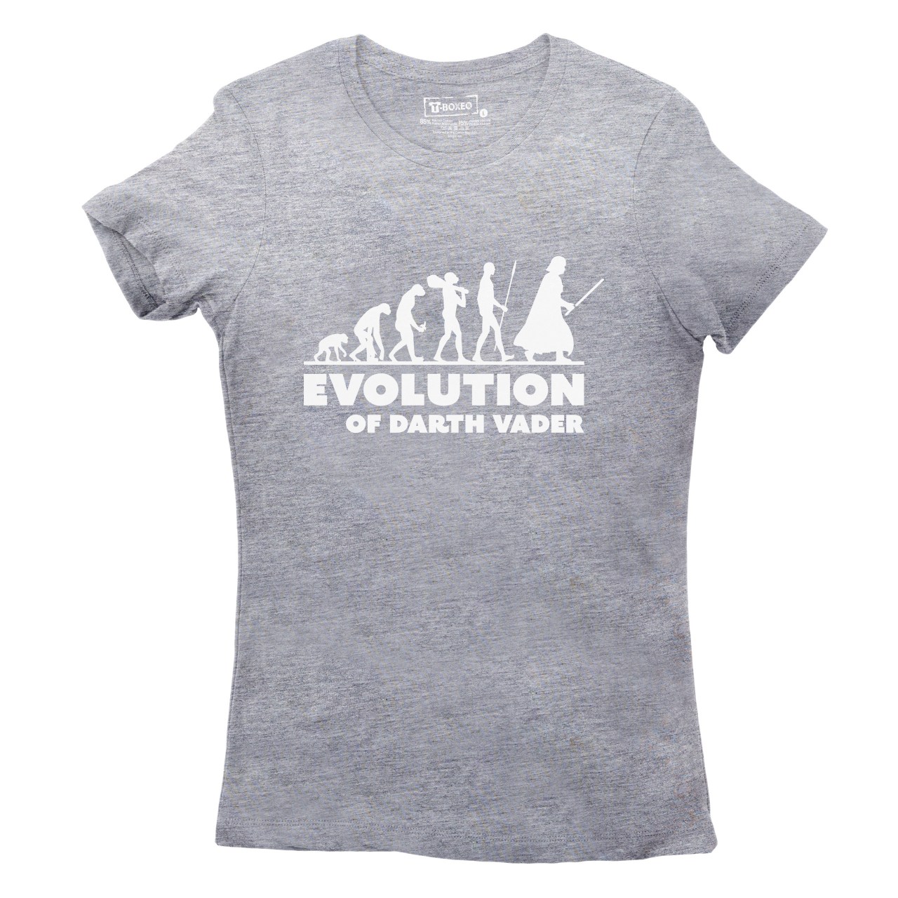 Dámské tričko s potiskem "Evoluce Fanouška Star Wars"
