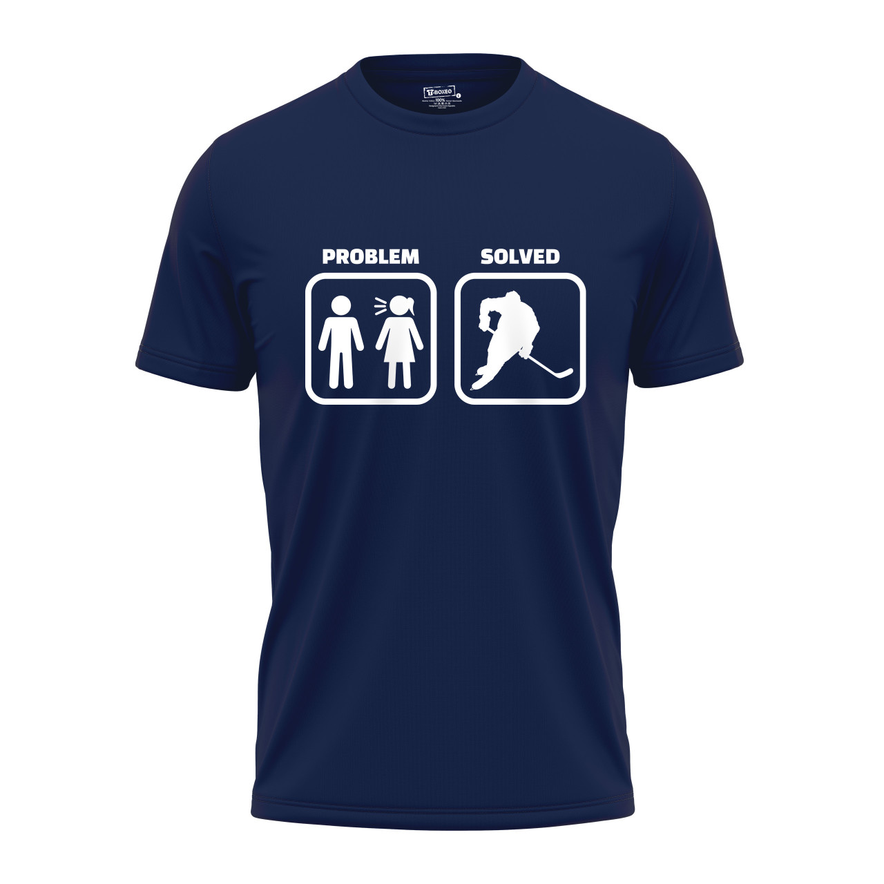 Pánské tričko s potiskem "Hockey problem"