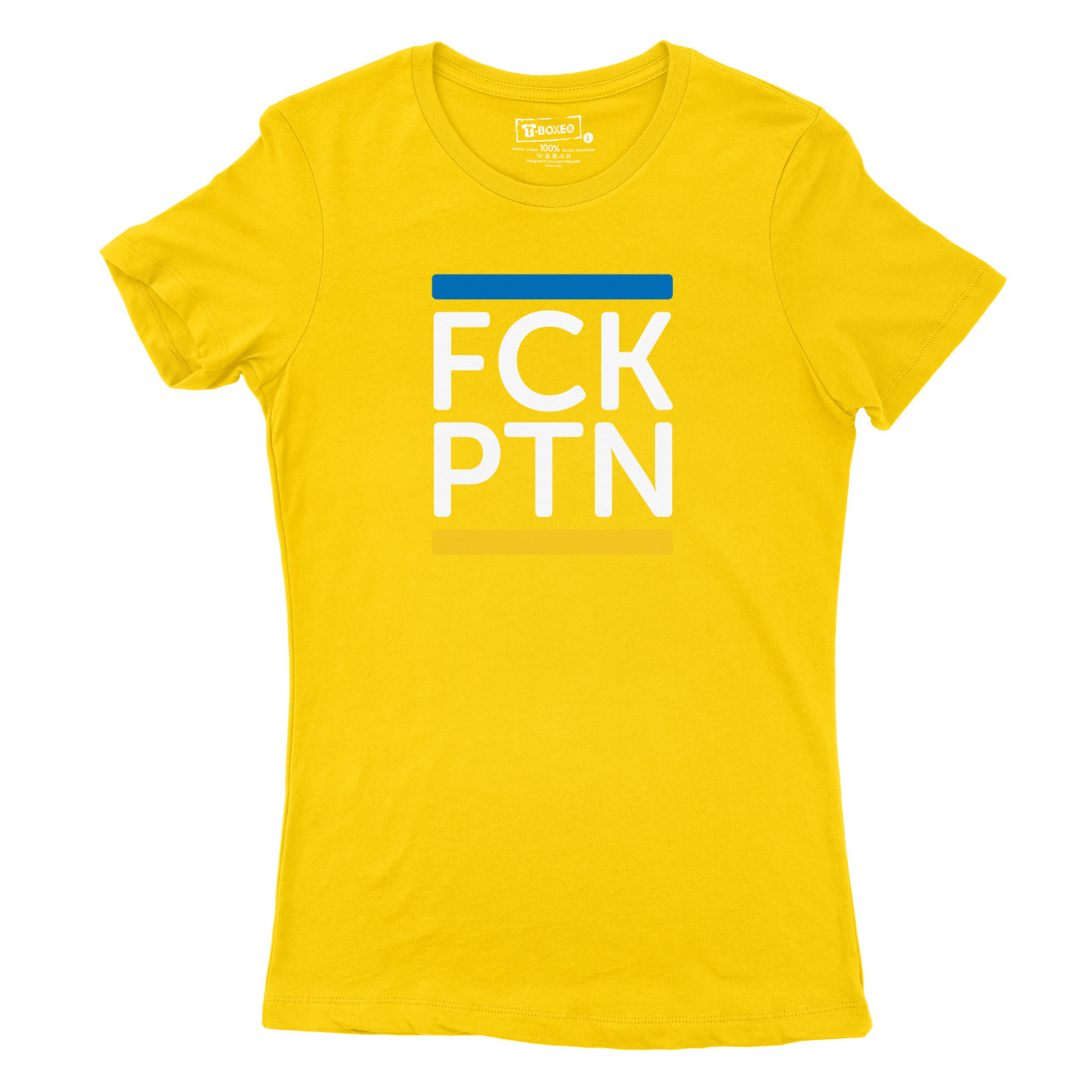 Dámské tričko s potiskem “FCK PTN”