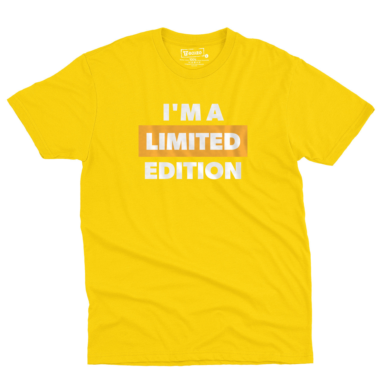 Pánské tričko s potiskem “Jsem limitovaná edice”