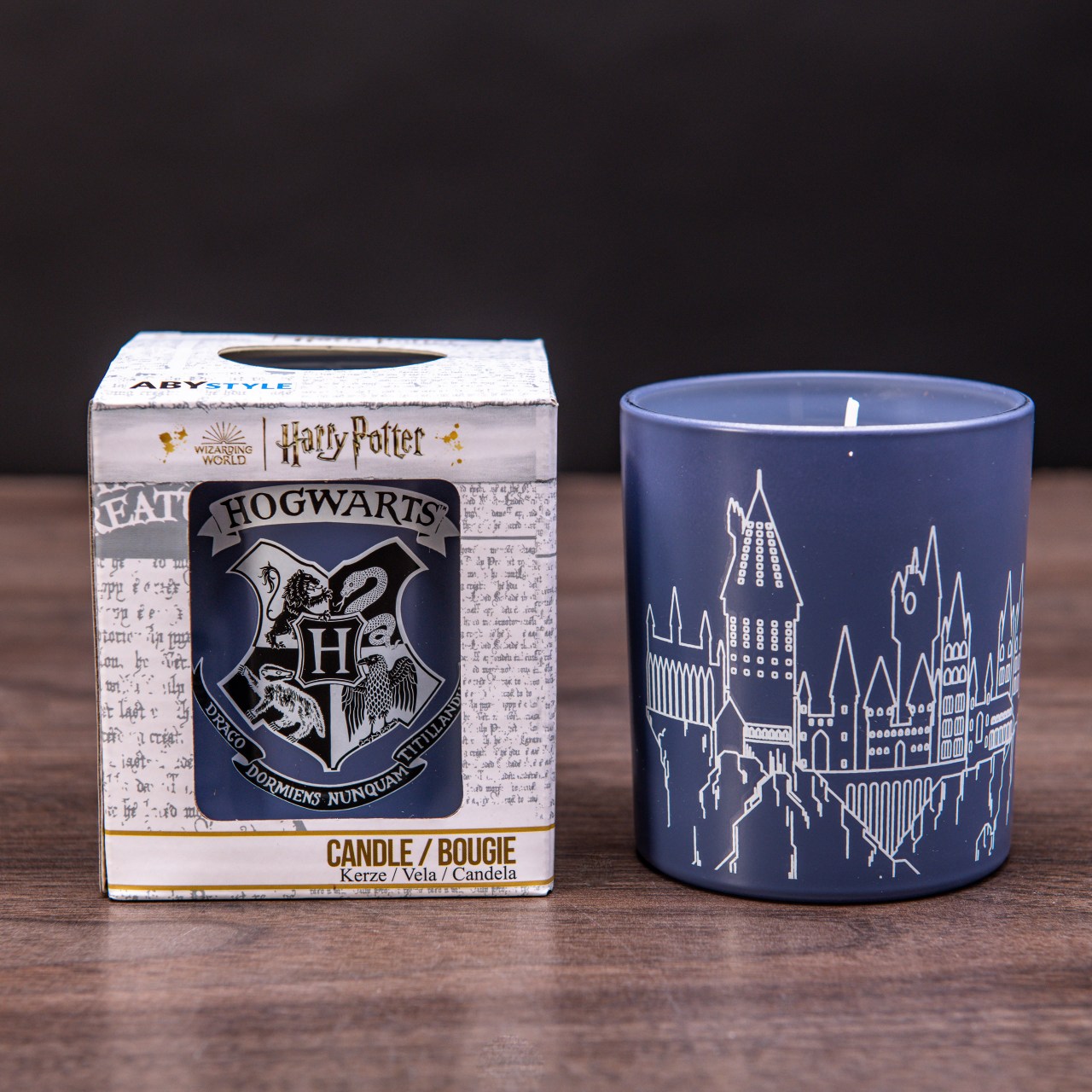 Výhodný set pro fanoušky Harryho Potter se zápisníkem a lampou