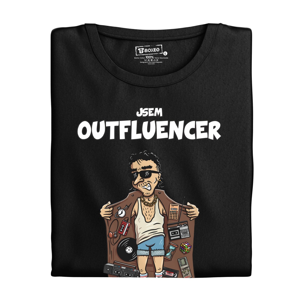 Pánské tričko s potiskem "Outfluencer"