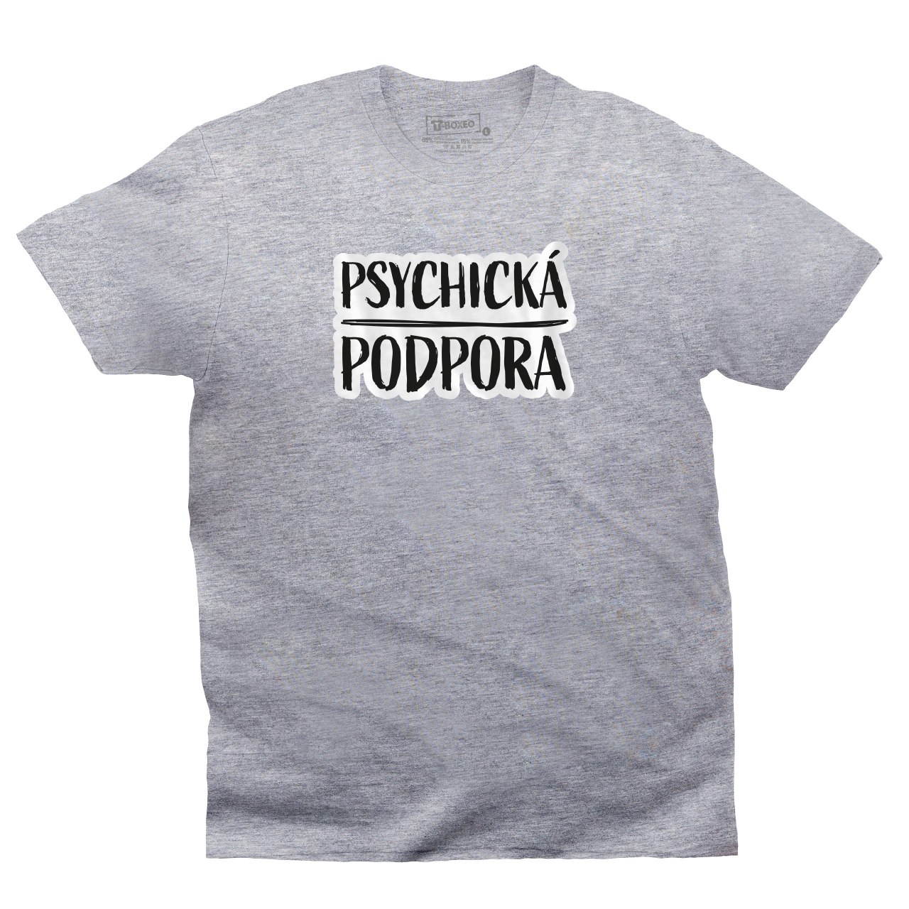 Pánské tričko s potiskem “Psychická podpora”