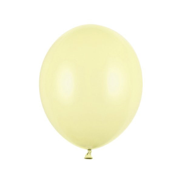 Latexový balónek - Pastelová žlutá světlá 27cm - 50 ks