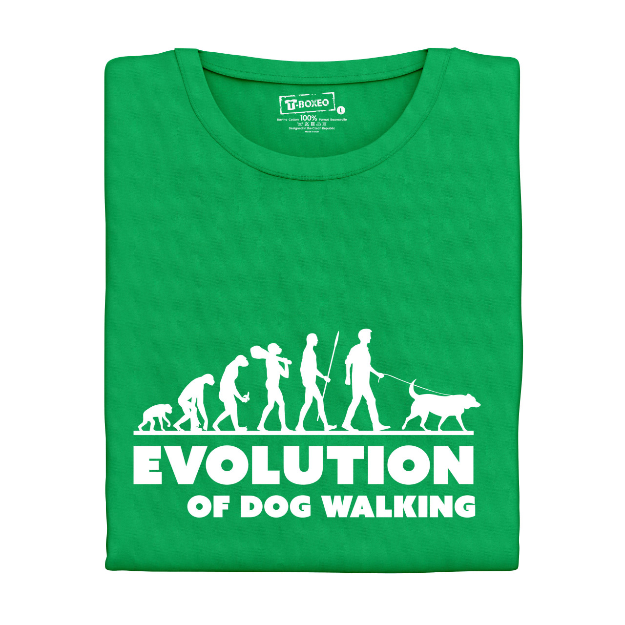 Dámské tričko s potiskem "Evoluce Pejskařky"