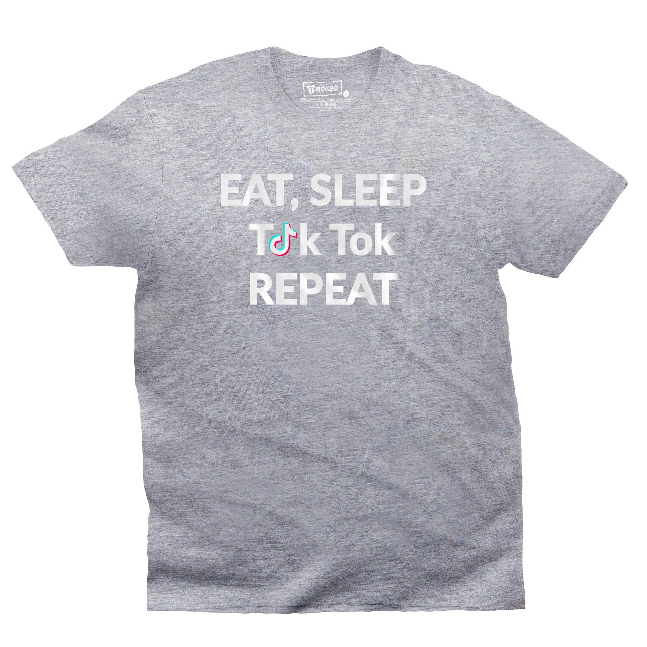 Pánské tričko s potiskem “Jíst, spát, TikTokovat”