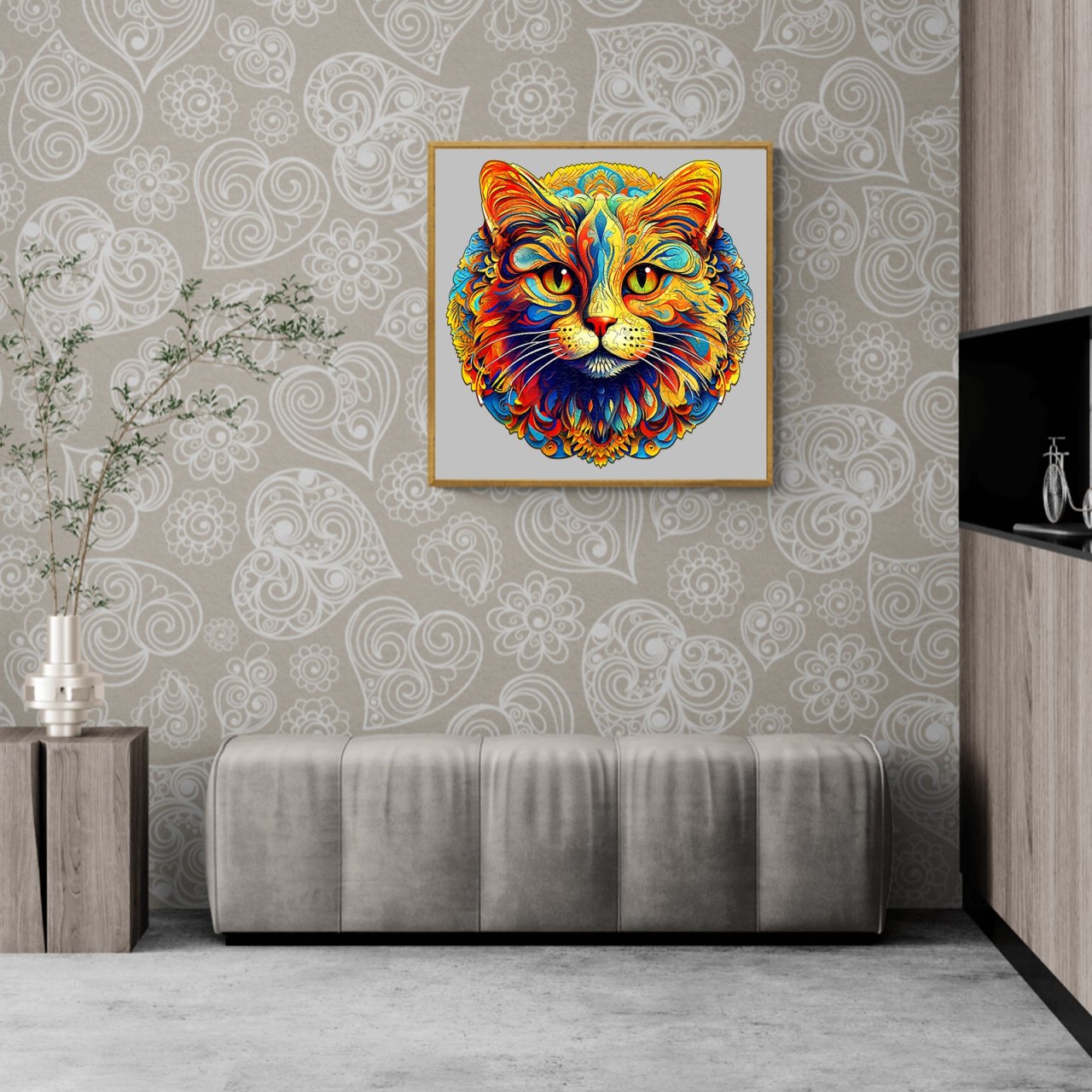Colorful cat