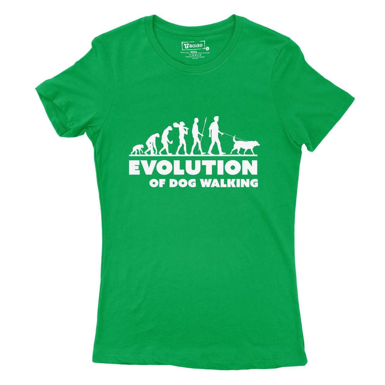 Dámské tričko s potiskem "Evoluce Pejskařky"
