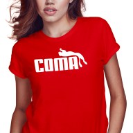 Dámské tričko s potiskem ”Kóma”