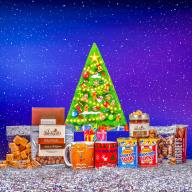 Vánoční stromeček plný prémiové čokolády