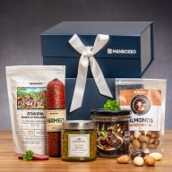 Giftboxeo dárkový box (royal blue) - Plné delikates