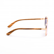 Brýle Aviator – růžové čočky + zebra