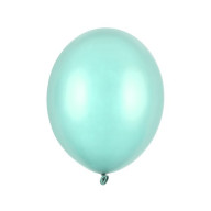 Latexový balónek - Metalická mátová - 100 ks