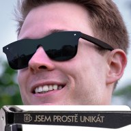 Brýle Luxury – černé čočky + eben s gravírováním
