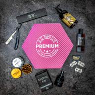 Hexagon plný luxusní péče o vousy - Fialový