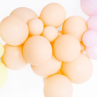 Latexový balónek - Pastelová broskvová světlá 27cm 100 ks