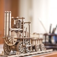 Dřevěný skládací 3D model - Locomotion #1