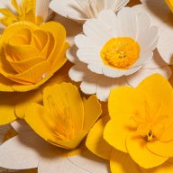 Velká kytice žlutá – 33 ks