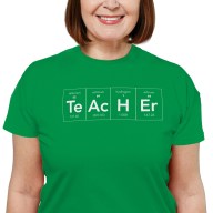 Dámské tričko s potiskem "Te Ac H Er"