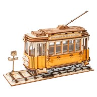 Robotime Tramcar -  Dřevěný model Tramvaje
