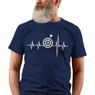 Pánské tričko s potiskem "Srdeční tep Šipky "