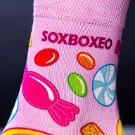 Sladká plechovka se sladkými ponožkami Soxoxeo