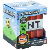Dekorativní lampa Minecraft - TNT symbol - zvuková 9 x 11 x 9 cm (352482)