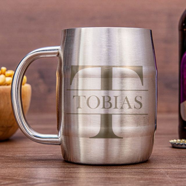 Kühlendes Bierbecher aus Edelstahl