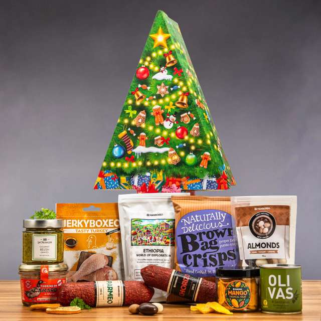 Vianočný stromček plný pochúťok