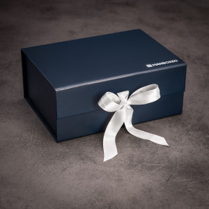 Giftboxeo dárkový box (royal blue) - Plné čajů