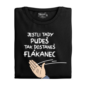 Tričko s potiskem “Flákanec”