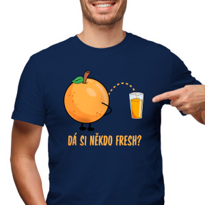 Pánské tričko s potiskem “Dá si někdo fresh?”