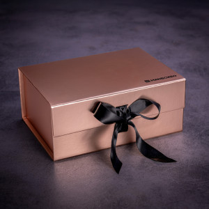 Giftboxeo dárkový box (rose gold) - Pro vinařku, červené víno