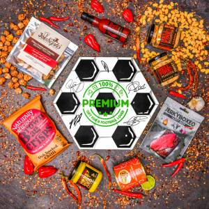 Giftboxeo dárkový set Fotbalový - Plný chilli specialit