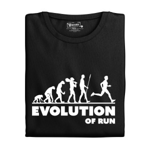 Tričko s potiskem "Evolution of Run"