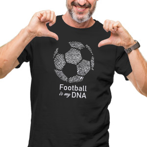 Pánské tričko s potiskem "Football is my DNA"