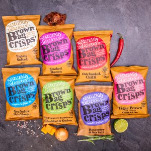 Výhodný set brambůrků Brown Bag Crisps v 7 příchutích