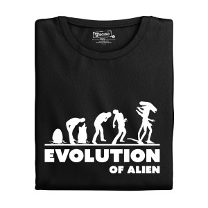 Tričko s potiskem "Evolution of Alien"