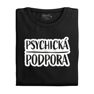 Pánské tričko s potiskem “Psychická podpora”