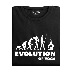 Dámské tričko s potiskem "Evolution of Yoga"