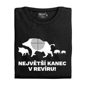 Pánské tričko s potiskem “Největší kanec”